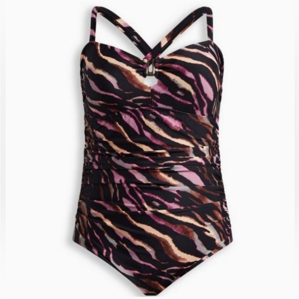 Torrid Onepiece Swimsuit Animal print